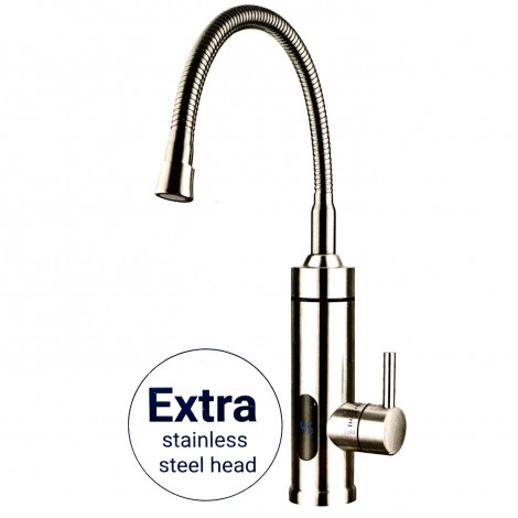 Robinet electric Z-Inox ZLN7873, 3000W, ecran digital, incalzire instanta