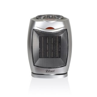 Aeroterma ceramica / ventilator Zilan ZLN-6188, 1500W, 2 trepte temperatura , oscilanta, gri