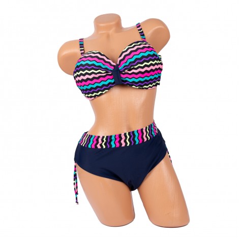 Costum de baie Geanina, blue, 2 piese