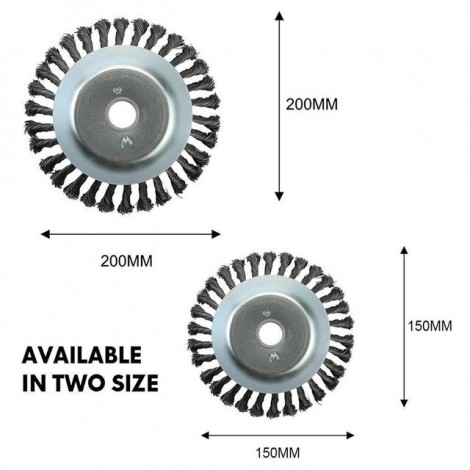 Disc motocoasa cu perie de sarma MX506, 150mm 6inch
