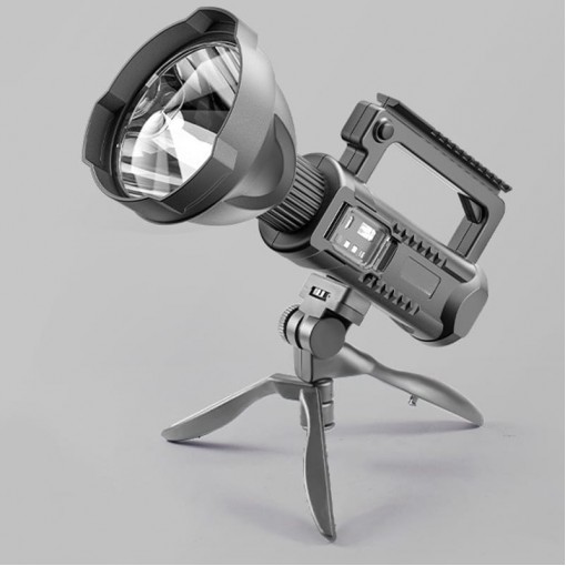 Lanterna LED cu maner si trepied inclus, 20W, 8000lumen, functie Powerbank, rezistenta la apa