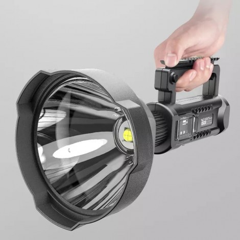Lanterna LED cu maner si trepied inclus, 20W, 8000lumen, functie Powerbank, rezistenta la apa
