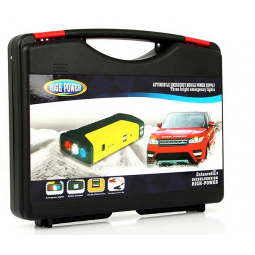 Redresor auto cu power bank, 50800mAH, functie de pornire auto/moto 600A, incarcator auto si USB