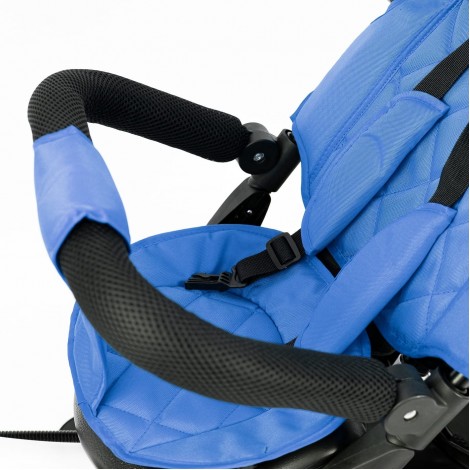 Tricicleta 5 in 1 cu pozitie de somn, scaun reversibil, albastru, 8-48 luni
