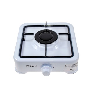 Aragaz emailat 1 ochi Zilan ZLN-0018, alimentare GPL butelie, alb
